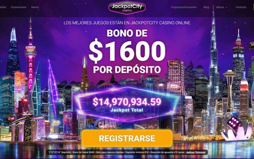 JackpotCity bonos