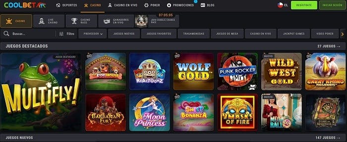 Juegos de casino de Coolbet