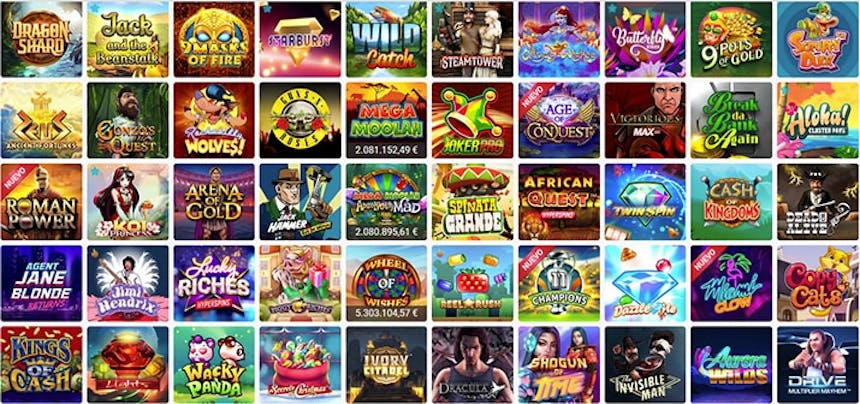 Juegos de casino de RubyFortune