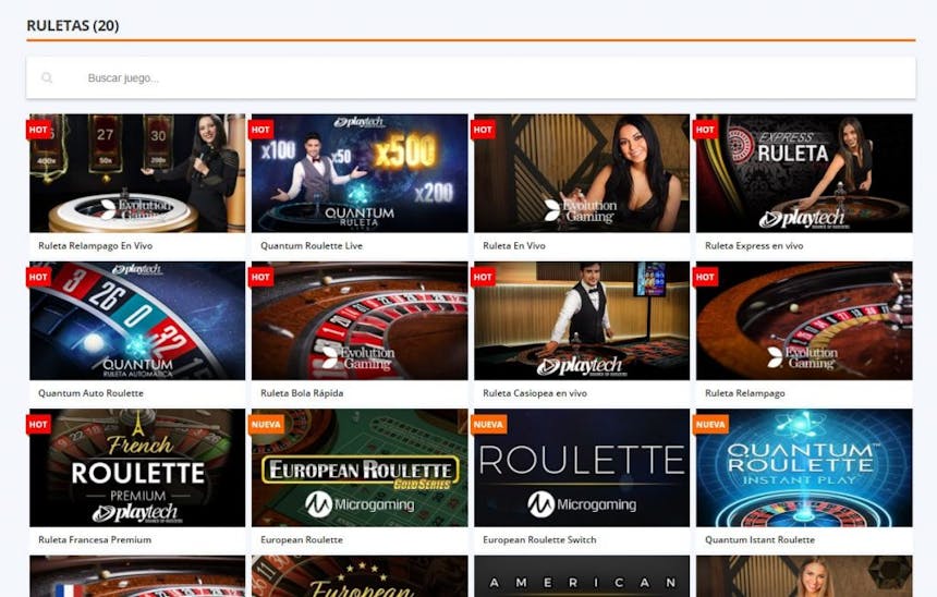 Ruleta en Betsson casino