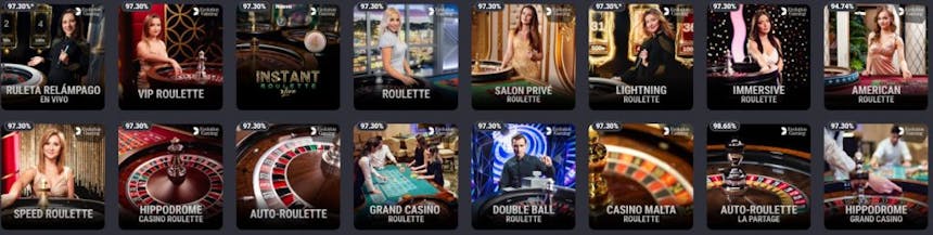 Ruleta en Coolbet casino