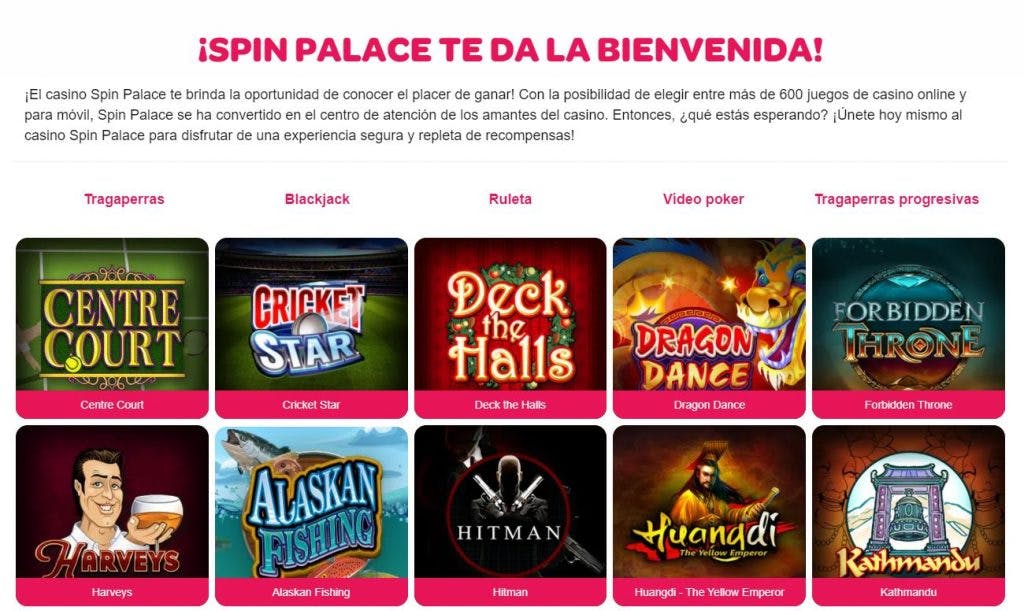 spinpalace online casino mexico