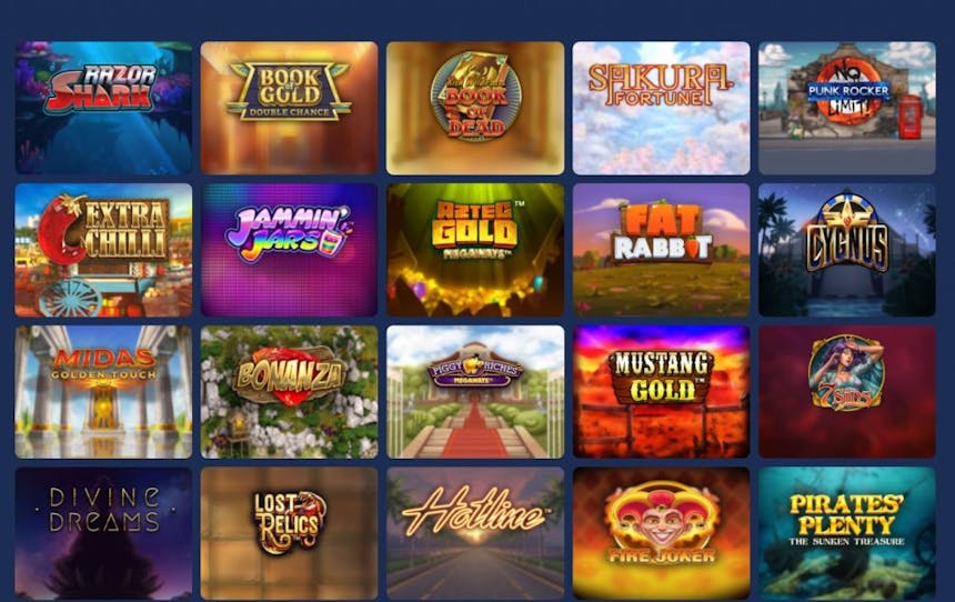 Máquinas tragamonedas, slots e tragaperras de Casoo