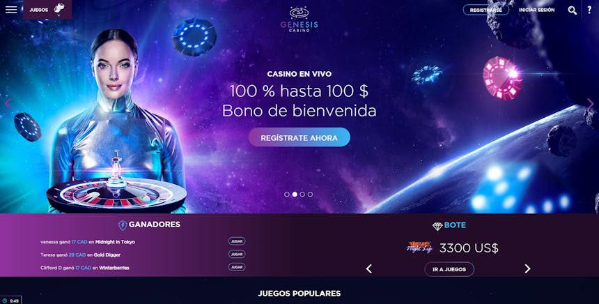 Genesis Casino bonos
