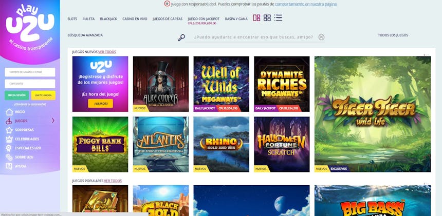Juegos de slot online en PlayUzu Chile