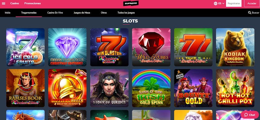 juegos de slot online en Supremo