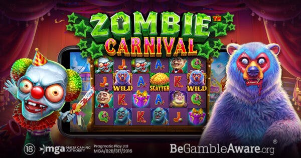 Pragmatic Play muestra el lado terrorífico del circo con Zombie Carnival