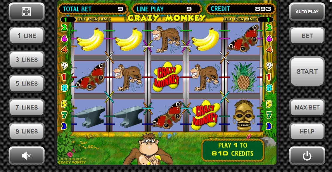 Crazy Monkey - casinoonlinechile.com