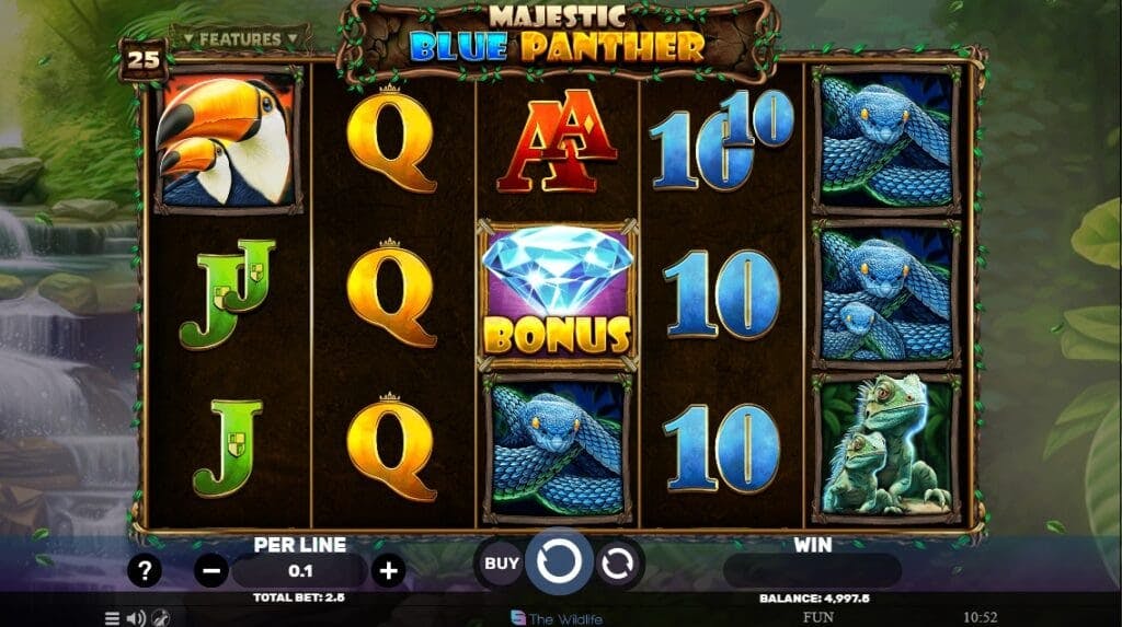 reseña majestic blue panther slot